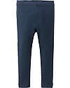 People Wear Organic Leggings - Blu Scuro - Lana Biologica e Seta - Certificazione GOTS Leggings