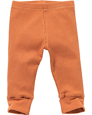 People Wear Organic Leggings - Terra di Siena - Maglia a Costine di Cotone Bio GOTS Leggings