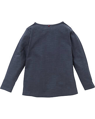 People Wear Organic Maglia Manica Lunga - Blu Notte Mongolfiere - Cotone Bio GOTS Maglie Manica Lunga