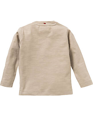 People Wear Organic Maglia Manica Lunga - Tortora Mostri Grotta - Cotone Bio GOTS Maglie Manica Lunga