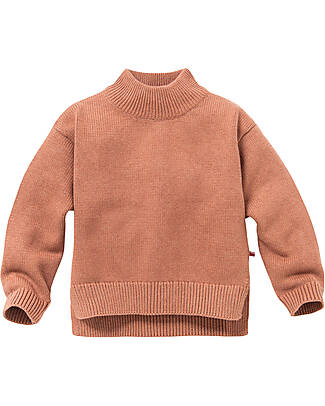 People Wear Organic Maglione - Cannella Melange - Maglia di Cotone Bio GOTS Maglioni