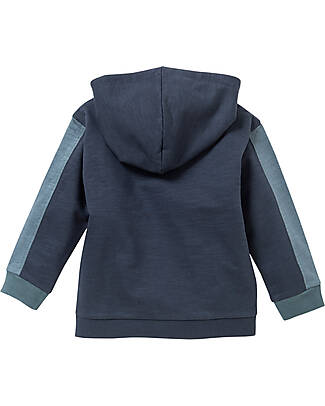 People Wear Organic Maglione Tuta - Blu Notte Avventura - Felpa di Cotone Bio GOTS Felpe