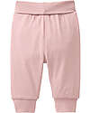 People Wear Organic Pantalone a Fiori Vita Reversibile - Rosa - Cotone GOTS Pantaloni Lunghi
