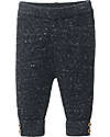 People Wear Organic Pantaloni in maglia a Coste - Nero - Certificazione GOTS Pantaloni Lunghi