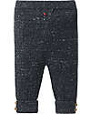 People Wear Organic Pantaloni in maglia a Coste - Nero - Certificazione GOTS Pantaloni Lunghi