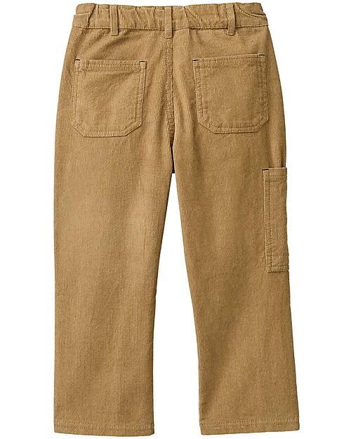 People Wear Organic Pantaloni in Velluto a Coste - Beige - Cotone GOTS Pantaloni Lunghi