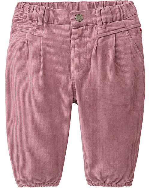 People Wear Organic Pantaloni in Velluto a Coste - Rosa - Cotone GOTS Pantaloni Lunghi