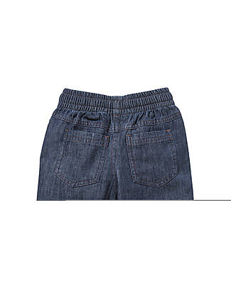 People Wear Organic Pantaloni Lunghi - Blu Melange - Denim di Cotone Bio GOTS Pantaloni Lunghi