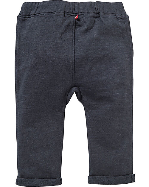 People Wear Organic Pantaloni Tuta - Blu Notte - Felpa di Cotone Bio GOTS Pantaloni Lunghi