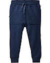 People Wear Organic Pantaloni Tuta Tasche Frontali - Blu - Cotone GOTS Pantaloni Lunghi