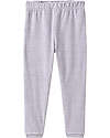 People Wear Organic Pigiama a Righe con Polsini - Bianco e Grigio - Cotone GOTS Pigiami