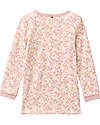 People Wear Organic Pigiama Lungo a Fiori - Rosa - Cotone GOTS Pigiami