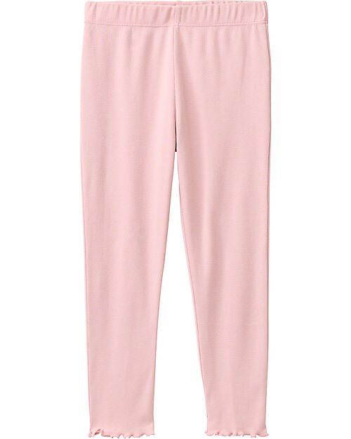 People Wear Organic Pigiama Lungo a Fiori - Rosa - Cotone GOTS Pigiami