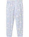 People Wear Organic Pigiama Lungo Gufi - Indaco - Cotone GOTS Pigiami
