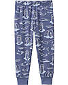 People Wear Organic Pigiama Lungo Orsi - Blu - Cotone GOTS Pigiami