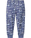 People Wear Organic Pigiama Lungo Orsi - Blu - Cotone GOTS Pigiami