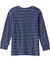 People Wear Organic Pigiama Lungo Righe - Blu - Certificazione GOTS Pigiami