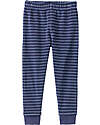 People Wear Organic Pigiama Lungo Righe - Blu - Certificazione GOTS Pigiami
