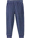 People Wear Organic Pigiama Lungo Righe - Blu - Certificazione GOTS Pigiami