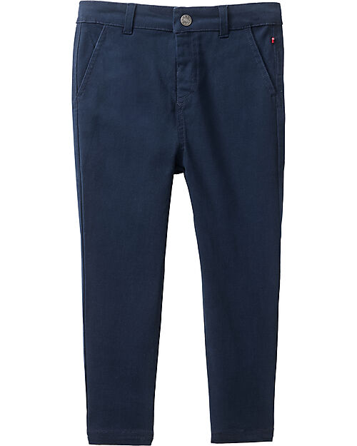 People Wear Organic Twill-Chinohose, stretch GOTS Pantaloni Lunghi