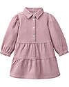 People Wear Organic Vestito in Velluto - Rosa - 100% Cotone Biologico - Certificazione GOTS Vestiti_