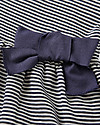 Petit Bateau Abito Blondin, Bianco e Blu, 100% Cotone Vestiti_