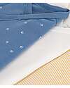 Petit Bateau Body Incrociato Manica Lunga - Pacco da 3 - Bianco/Giallo Crema e Azzurro - 100% Cotone Bio Body Manica Lunga