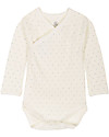 Petit Bateau Body Kimono a Manica Lunga, Stelle Blu - 100% Cotone Bio Body Manica Lunga