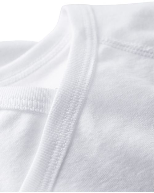 Petit Bateau Body Kimono Manica Lunga - Pacco da 2 - Bianco - 100% Cotone Body Manica Lunga