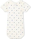 Petit Bateau Body Manica Corta - 100% Cotone Body Manica Corta