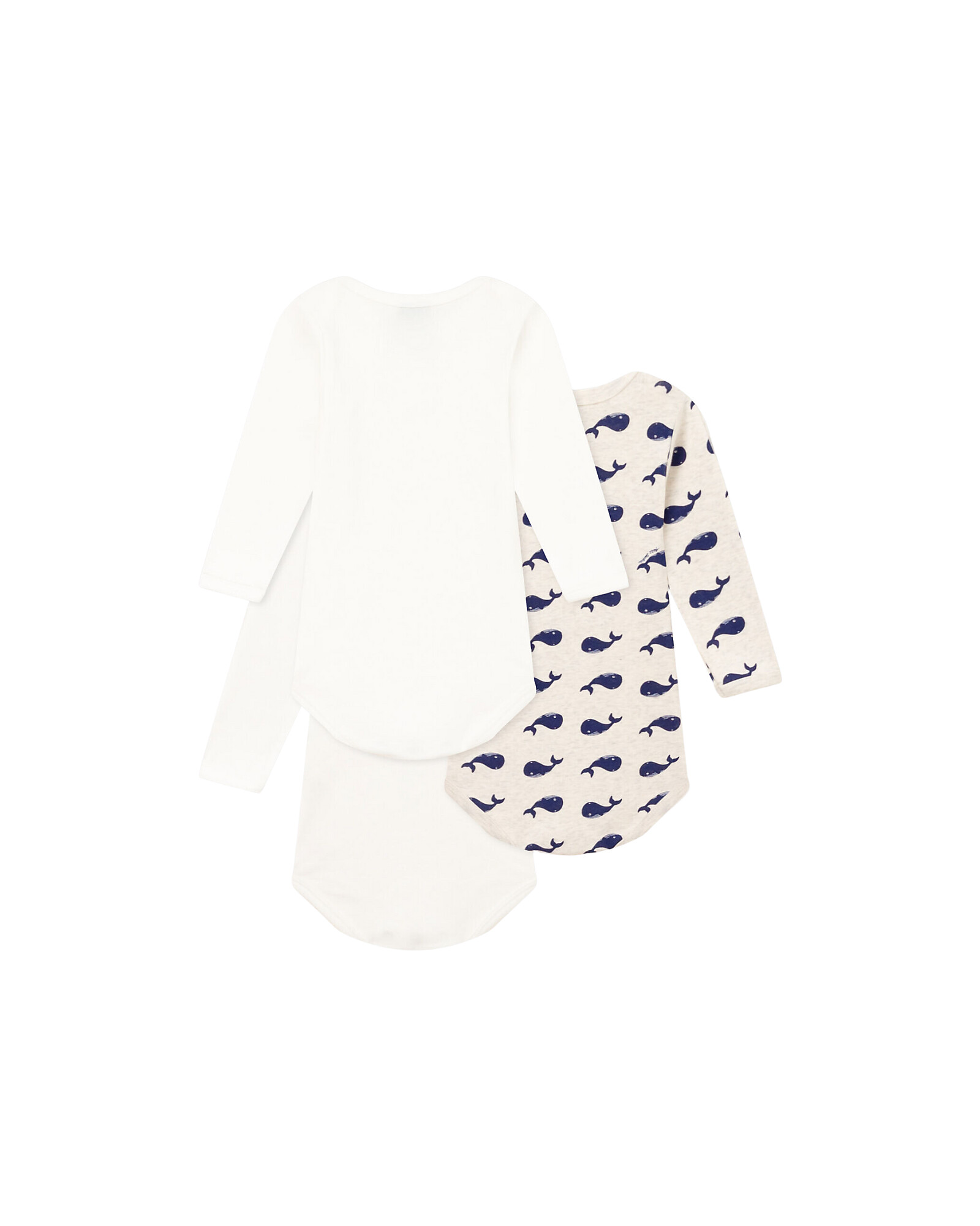 PETIT BATEAU body Bianco crema per i ragazzi