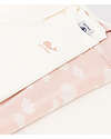 Petit Bateau Body Manica Lunga - Pacco da 3 - Bianco/Rosa con Nuvole - 100% Cotone Bio Body Manica Lunga