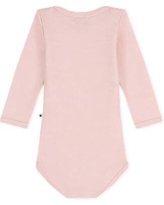 Petit Bateau Body Manica Lunga - Rosa - 100% Cotone Body Manica Lunga