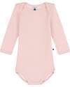 Petit Bateau Body Manica Lunga - Rosa - 100% Cotone Body Manica Lunga