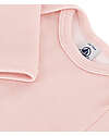 Petit Bateau Body Manica Lunga - Rosa - Lana e Cotone Body Manica Lunga