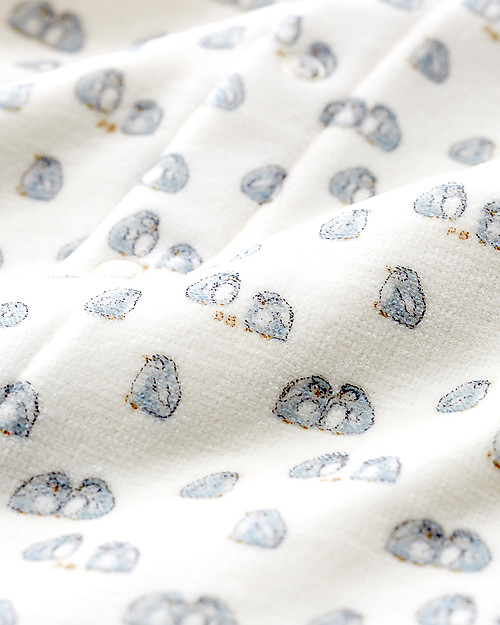 Petit Bateau Bodyjama: Body+Pigiama, Bianco/Uccellini - Ciniglia Pigiami