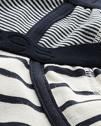 Petit Bateau Boxer Bimbo, Pacco da 2, Bianco e Nero - 100% Cotone Slip