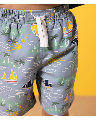 Petit Bateau Boxer da Mare - Celeste/Mare - Materiale Riciclato Boxer Mare