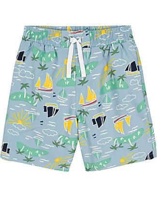Petit Bateau Boxer da Mare - Celeste/Mare - Materiale Riciclato Boxer Mare