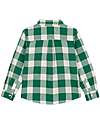 Petit Bateau Camicia Manica Lunga con Fantasia a Scacchi - Verde/Bianco Avalanche Camicie_