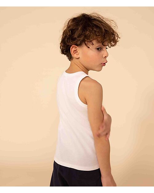 Canotte Petit Bateau Pacco Da 2 - 100% Cotone Per Bambini E Ragazzi - Foto 2