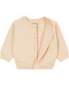 Petit Bateau Cardigan Lavorato a Maglia - Beige - 100% Cotone Cardigan