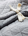 Petit Bateau Completo Bebe Due Pezzi in Tubique Trapuntato, Grigio - Cotone bio Body Manica Lunga