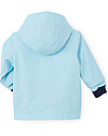 Petit Bateau Giacca a Vento Cerata - Azzurro - con Cappuccio Cappotti