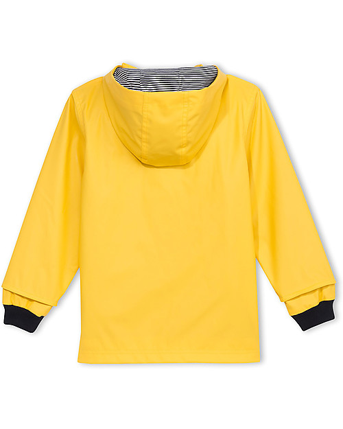 Petit Bateau Giacca a Vento Cerata, Giallo - 6 anni- Il più famoso degli impermeabili! Impermeabili