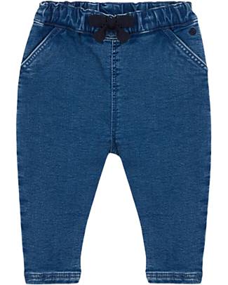 Petit Bateau Jeans con Vita Elasticizzata - Blu Delave Jeans