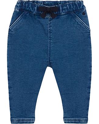 Petit Bateau Jeans con Vita Elasticizzata - Blu Delave Jeans