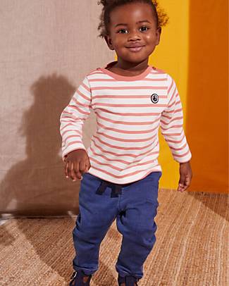 Petit Bateau Jeans con Vita Elasticizzata - Blu Delave Jeans