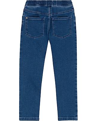 Petit Bateau Jeans con Vita Elasticizzata - Denim Blue Delave Jeans
