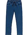 Petit Bateau Jeans con Vita Elasticizzata - Denim Blue Delave Jeans